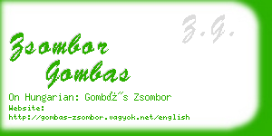 zsombor gombas business card